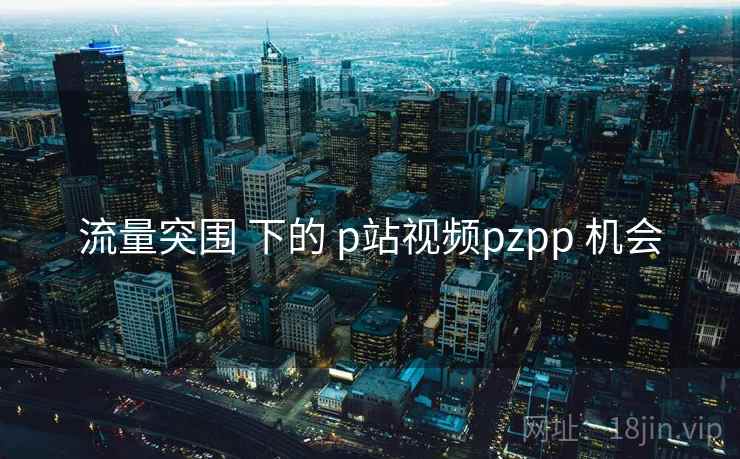 流量突围 下的 p站视频pzpp 机会