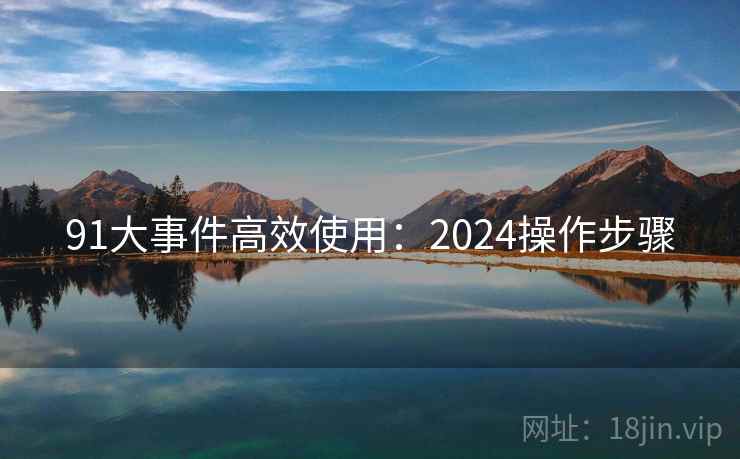 91大事件高效使用：2024操作步骤